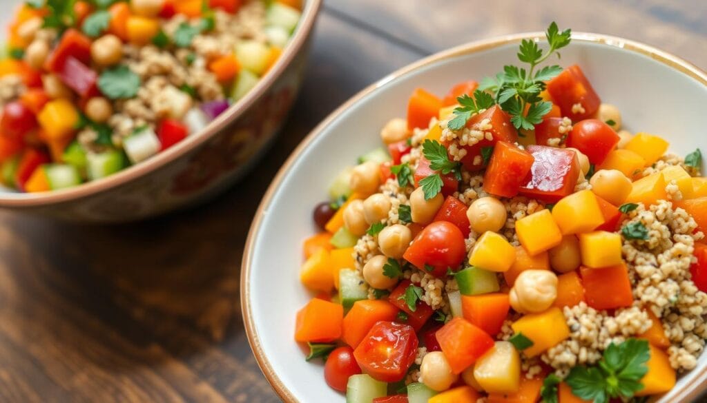 Chopped Rainbow Salad Bowls