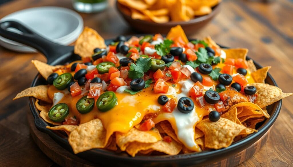 Spicy Skillet Nachos