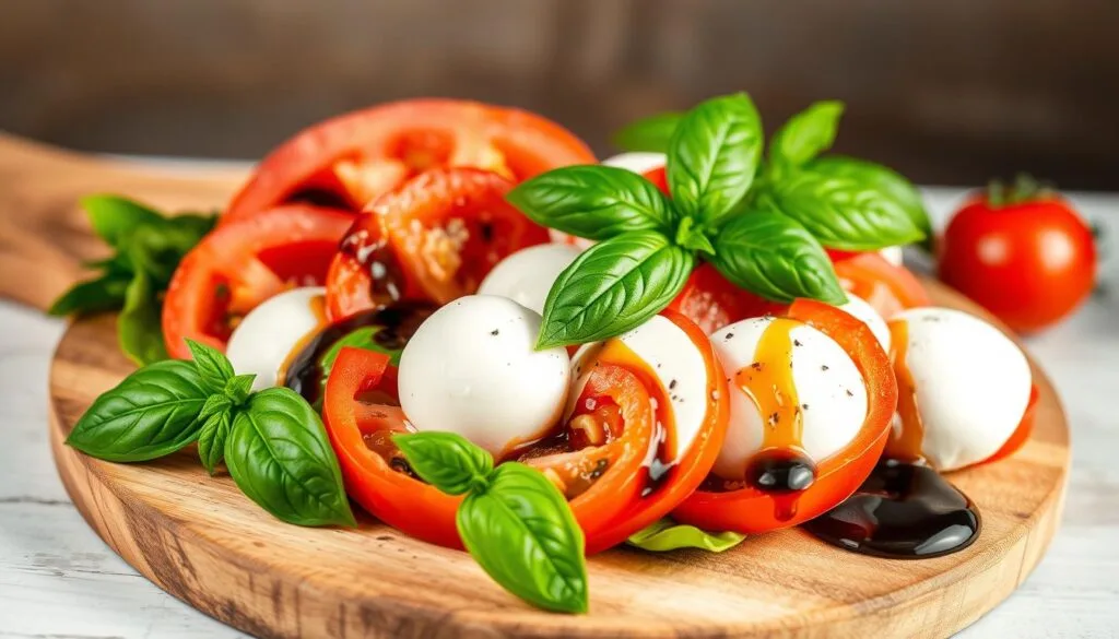 deconstructed caprese salad