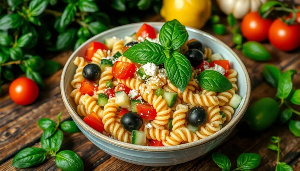 Vegan pasta salad