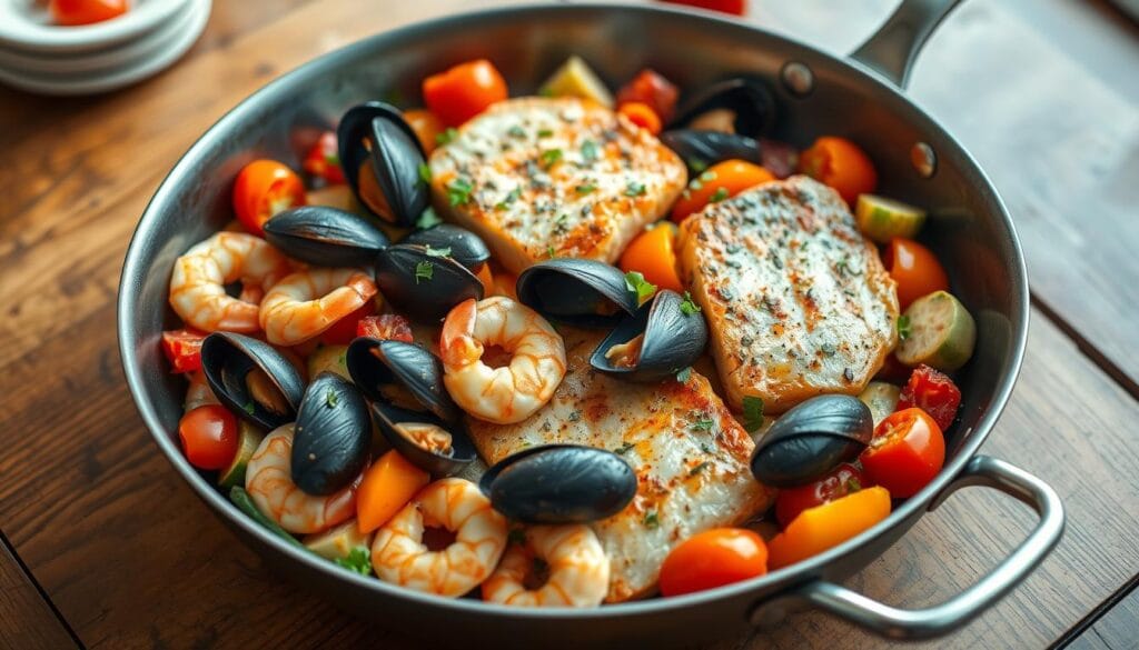 one-pan seafood meals