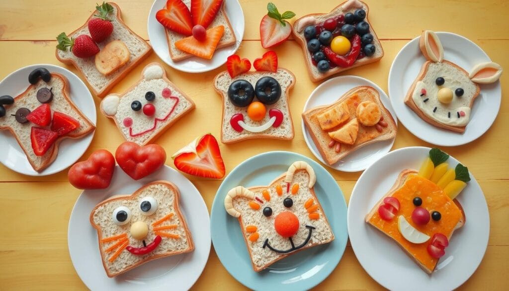 Creative toast ideas for children