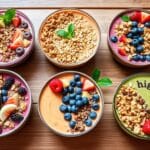 High-protein smoothie bowls