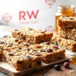 Homemade healthy breakfast bars