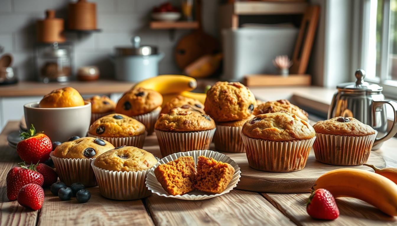 Low-sugar breakfast muffins