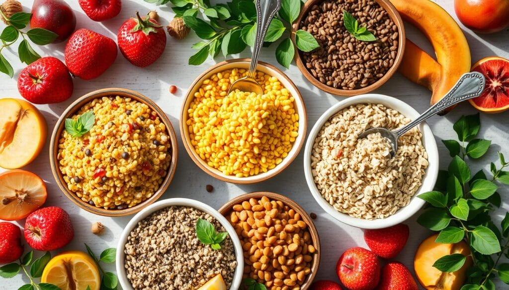 Nutritious grains for plant-based breakfast