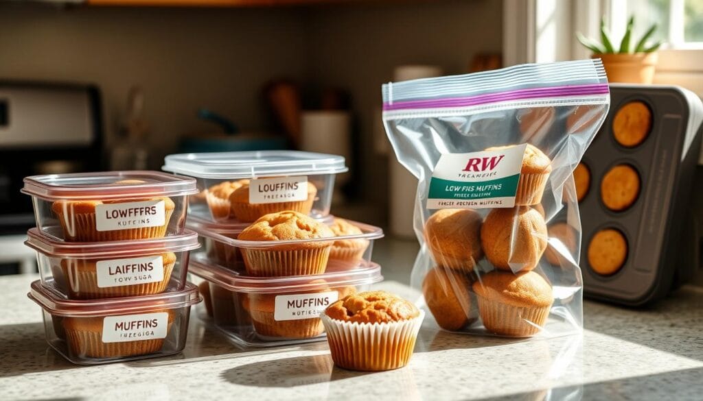 Storage tips for muffins