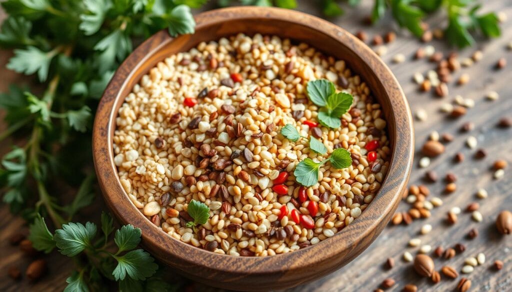 protein-rich grains