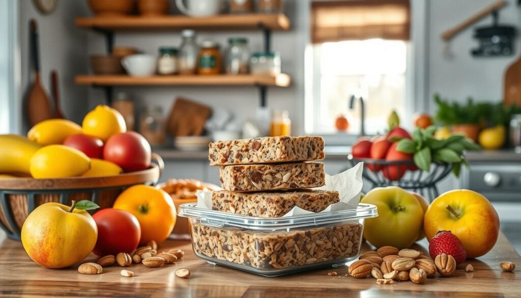 storing breakfast bars