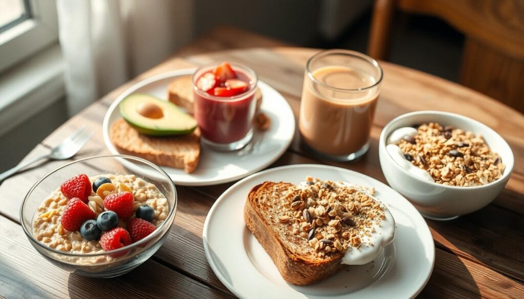 whole-grain breakfast options